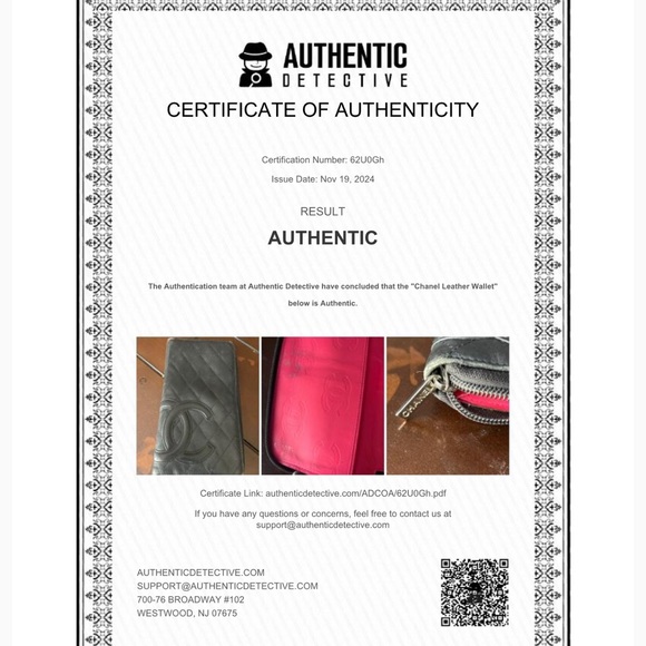 CHANEL Cambon Quilted Wallet Organizer.‘Rehab’ Authentic - Picture 9 of 16